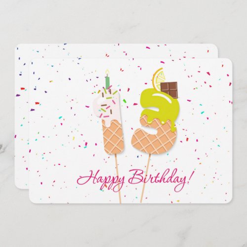 Happy 13th Birthday Holiday Card