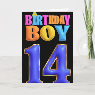 Happy 14th Birthday Card