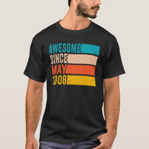 Happy 14th Birthday Party 14 Year Old Awesome Sinc T-Shirt