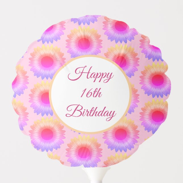 Happy 16th Birthday Balloon (Front)