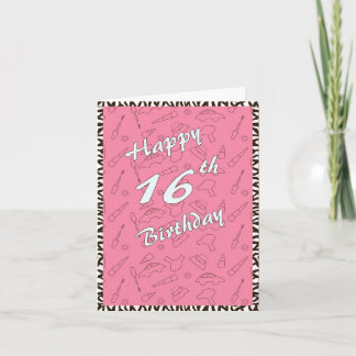 Happy 16th Birthday Card