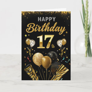 Happy 17th Birthday Card