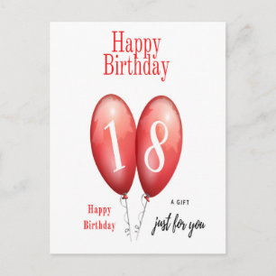 Happy 18th Birthday Card