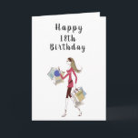 HAPPY ***18th*** BIRTHDAY FOR **HER** CARD<br><div class="desc">I AM MAKING MORE TODAY,  BUT IF YOU LIKE THIS ONE AND IT NEEDS TO SAY ANY OTHER AGES... .TAKE A MOMENT AND JUST CHANGE IT AND THANK YOU SO MUCH FOR STOPPING BY ONE OF MY NINE STORES HERE AT ZAZZLE. HAVE A "GREAT SUMMER"</div>