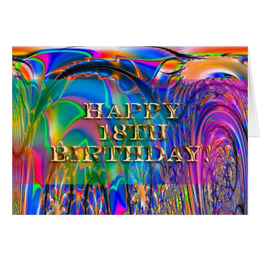 Happy 18th Birthday! Greeting Cards | Zazzle