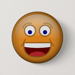 Happy 1 Orange Button