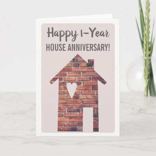 Happy 1_Year Houseaversary Card