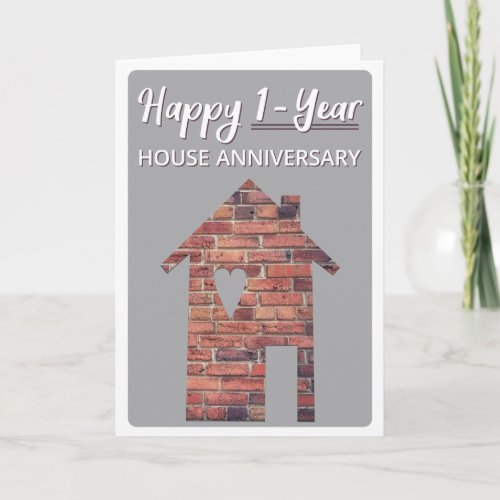 Happy 1_Year Houseaversary Card