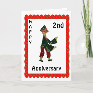 Happy 1st Anniversary Card