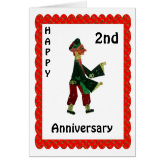 Happy 1st Anniversary Card