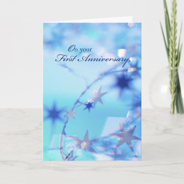 Happy 1st Anniversary Card (Front)