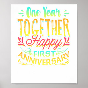 Happy 1st Anniversary One Year Together! Poster