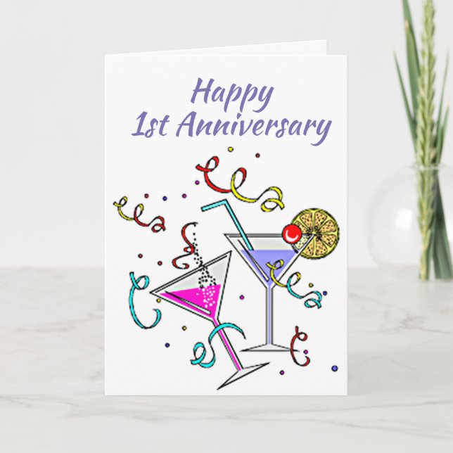 ***HAPPY 1st ANNIVERSARY*** TO THE LOVE OF MY LIFE Card (Front)