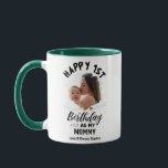 Happy 1st Birthday as my Mommy Custom Photo Mug<br><div class="desc">Happy 1st Birthday as my Mommy Love & Kisses,   with a personalized name & image</div>