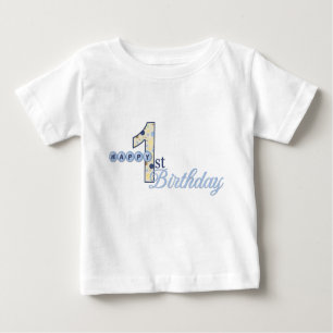 Happy 1st Birthday Blue T-Shirt
