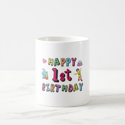 Happy 1st Birthday for 1 year old Kids B_day wish Coffee Mug