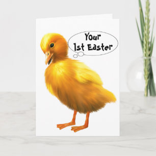 HAPPY "1st EASTER" TO YOU FROM LITTLE DUCK!!! Holiday Card