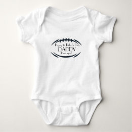 Happy 1st Father's Day Baby Bodysuit