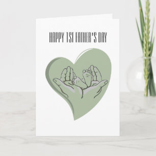 Happy 1st Father's Day Card For New Dad