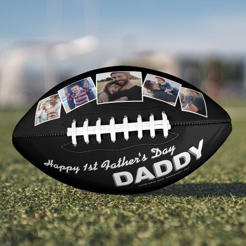 Happy 1st Fathers Day Keepsake Football