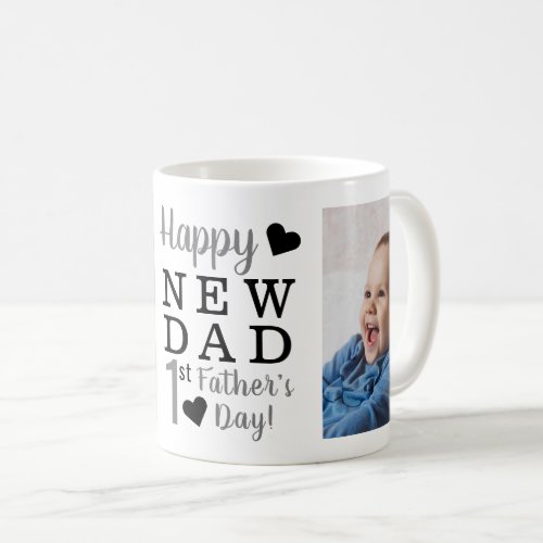 Happy 1st Fathers Day New Dad  Photo Coffee Mug