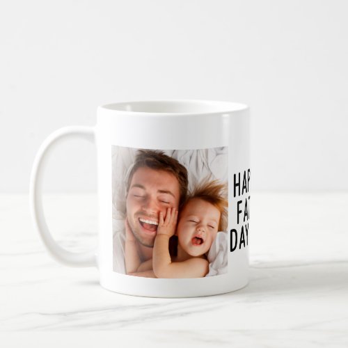 Happy 1st Fathers Day Photo Coffee Mug