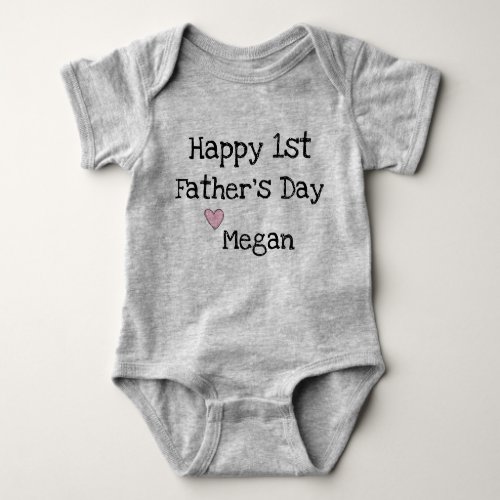Happy 1st Fathers Day Shirt