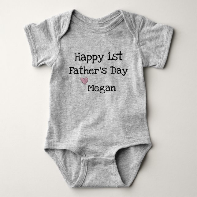 Happy 1st Fathers Day Shirt (Front)
