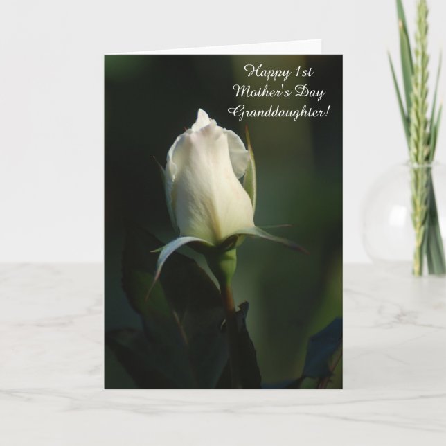 Happy 1st Mother's Day Granddaughter Card (Front)