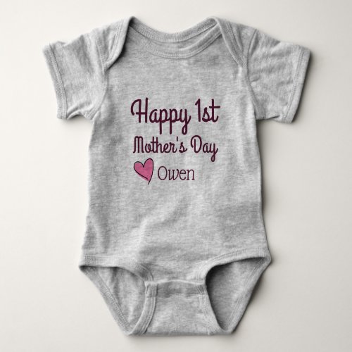 Happy 1st Mothers Day Shirt