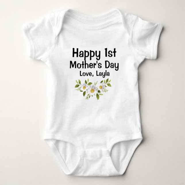 Happy 1st Mothers Day Shirt (Front)