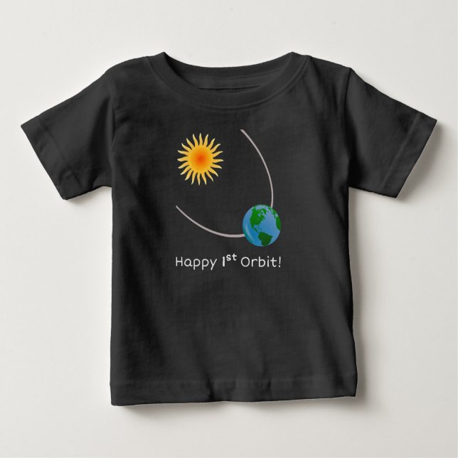Happy 1st Orbit Space Birthday Shirt (Front)