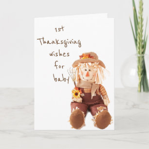 HAPPY **1st THANKSGIVING** TO YOU Holiday Card