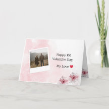 Happy 1st Valentine’s Day Greeting Card