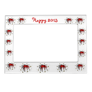 Happy 2013 Customizable Magnetic Frame