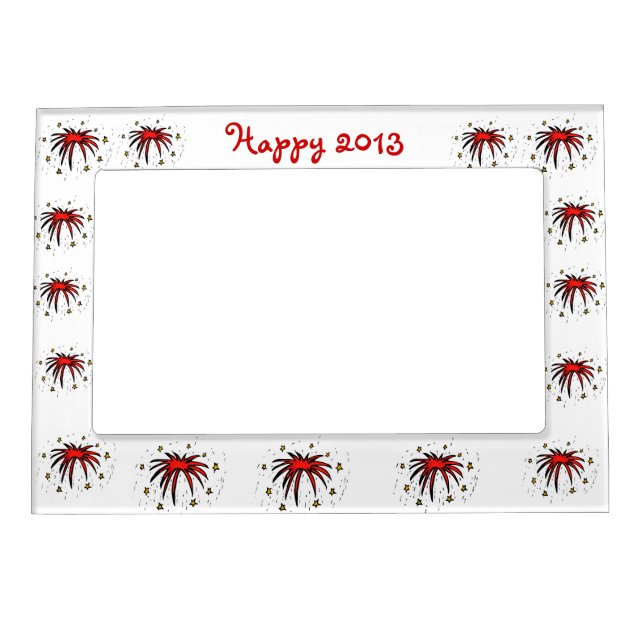Happy 2013 Customizable Magnetic Frame (Front)