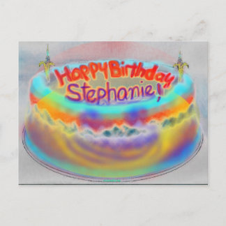 Happy 2014 Birthday Stephanie Post Card