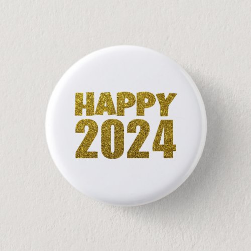Happy 2024 New Year Button