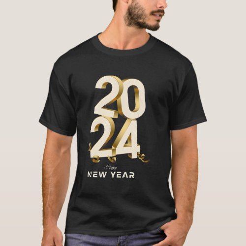 Happy 2024 New Years Eve Py Supplies 2024 Happy Ne T_Shirt