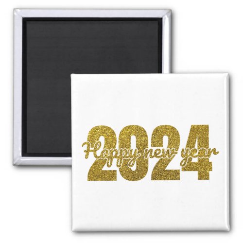 Happy 2024 T_Shirt Magnet