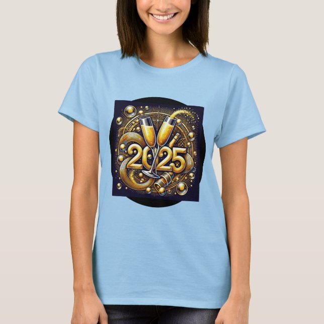 Happy 2025 T-shirt (Front)