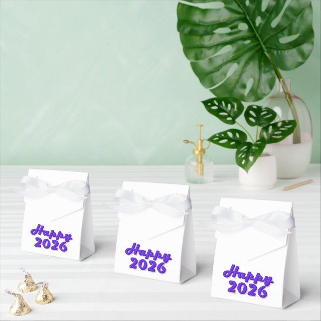 Happy 2026 favor boxes (Multiple)