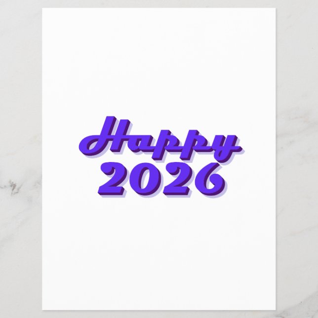 Happy 2026 flyer (Front)