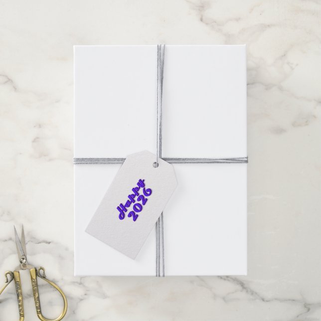 Happy 2026 gift tags (With Twine)