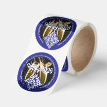 Happy 2026 QR Champagne Toast • Custom Favor Gift!