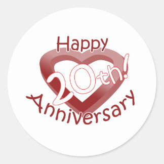 Happy 20th Stickers - 20+ Custom Designs | Zazzle