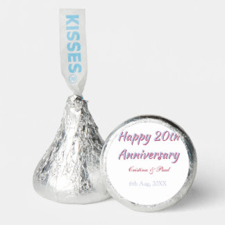 Happy 20th anniversary PURPLE MARON WEDDING NAME  Hershey®'s Kisses®