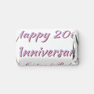 Happy 20th anniversary PURPLE MARON WEDDING NAME  Hershey's Miniatures