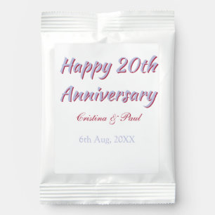 Happy 20th anniversary PURPLE MARON WEDDING NAME Margarita Drink Mix