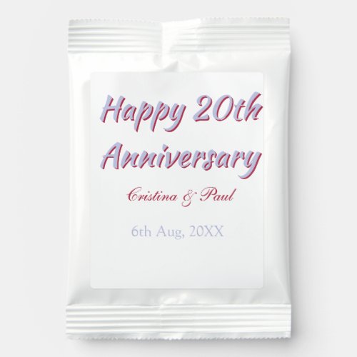 Happy 20th anniversary PURPLE MARON WEDDING NAME  Margarita Drink Mix